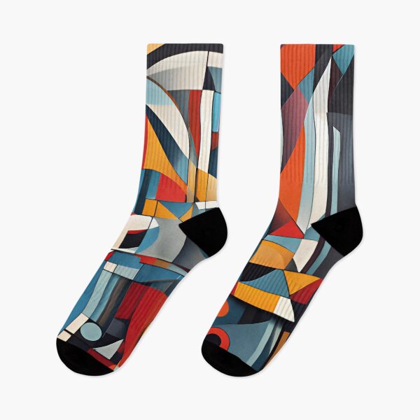 Item preview, Abstract Cubistic Art Piece: City of Future | Abstract Cubism designed and sold by UnhingedBird.