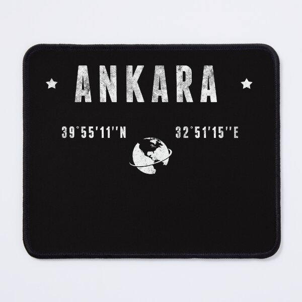 Item preview, Ankara Turkey Latitude Longitude Coordinates designed and sold by capricedefille.
