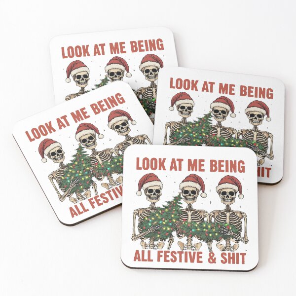 Item preview, Look At Me Being All Festive And Shit T-Shirt | Funny Sarcastic Christmas 2025 Shirt | Adult Holiday Humor Tee | Xmas Party Outfit designed and sold by sweary12.