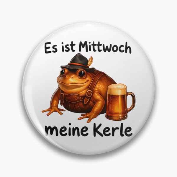 Item preview, Es ist Mittwoch meine Kerle Meme Frog designed and sold by VeronRodriguez.