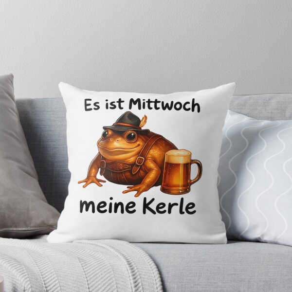 Item preview, Es ist Mittwoch meine Kerle Meme Frog designed and sold by VeronRodriguez.
