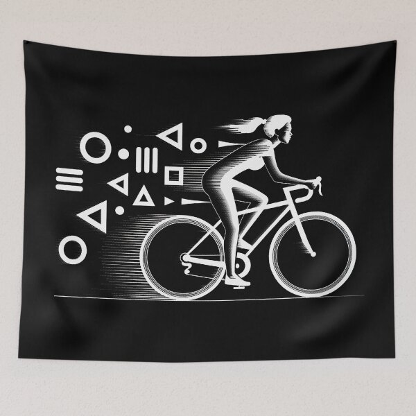 Item preview, Girl Cyclist Power • Feminist Cycling designed and sold by Blok45.