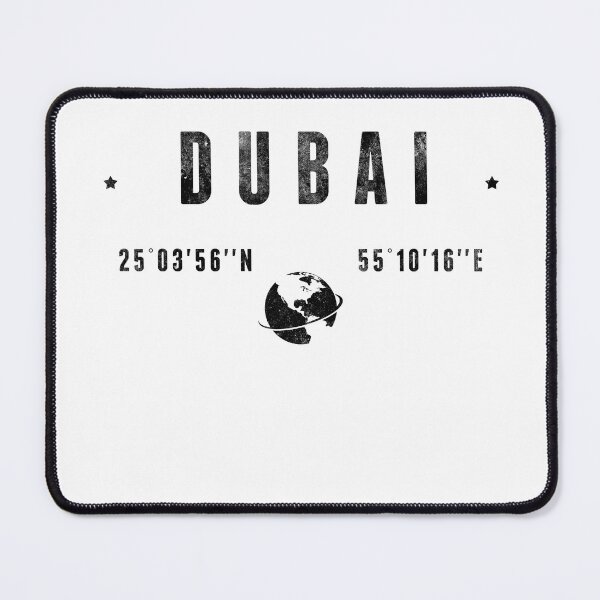 Item preview, Dubai United Arab Emirates Latitude Longitude Coordinates designed and sold by capricedefille.