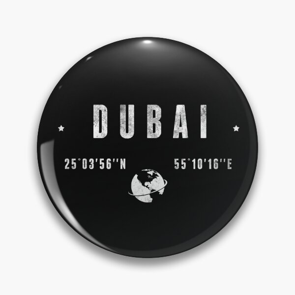 Item preview, Dubai United Arab Emirates Latitude Longitude Coordinates designed and sold by capricedefille.