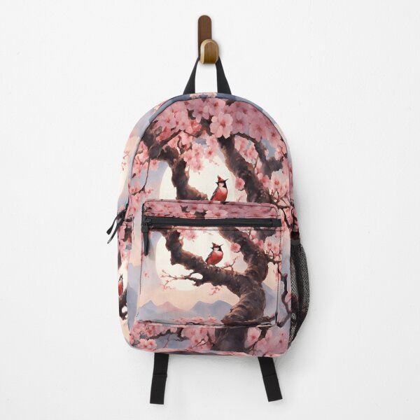 Item preview, Early Spring in Japan: Bird on Sakura Tree | Japanese Style designed and sold by UnhingedBird.