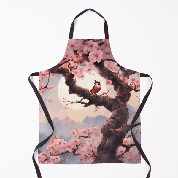 Item preview, Early Spring in Japan: Bird on Sakura Tree | Japanese Style designed and sold by UnhingedBird.