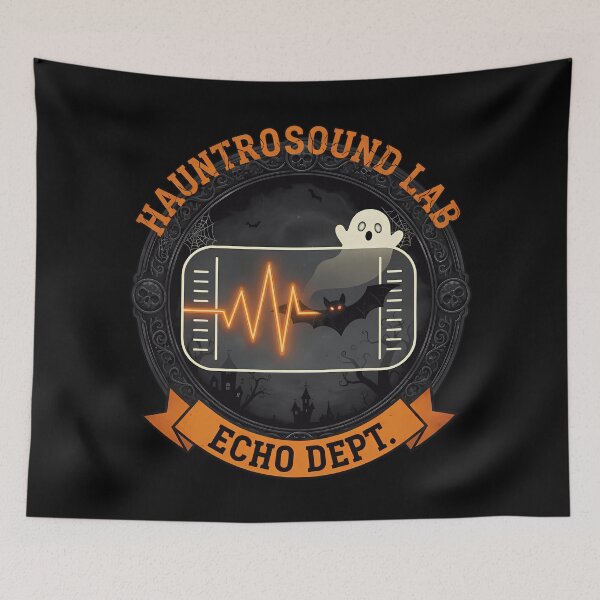 Item preview, Hauntrosound Lab – Spooky Halloween Sonographer Design (2) designed and sold by InkoraLab.