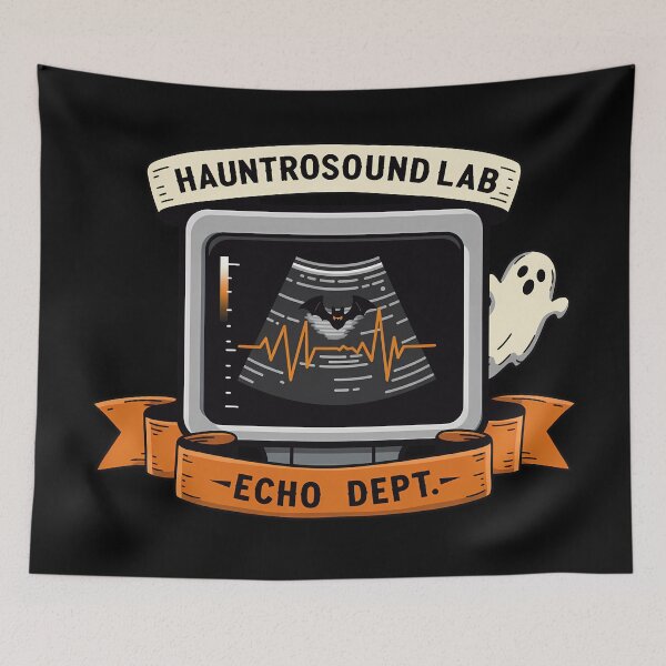 Item preview, Hauntrosound Lab – Spooky Halloween Sonographer Design (1) designed and sold by InkoraLab.