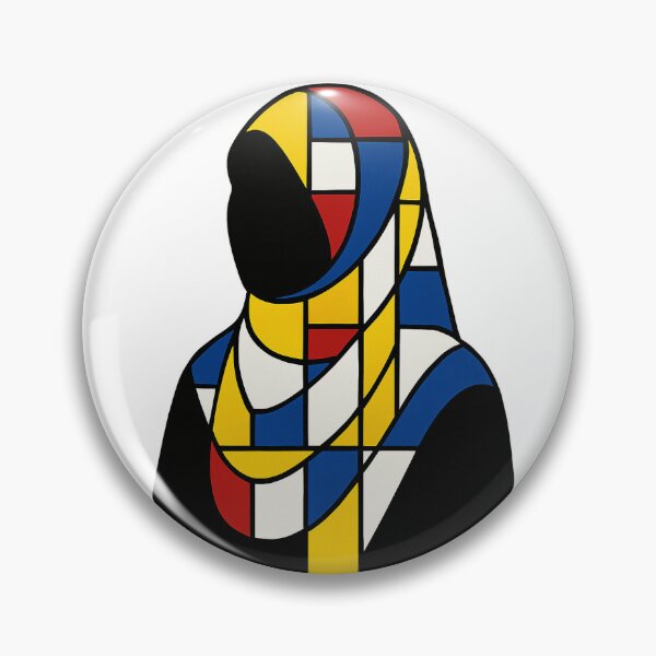 Item preview, Hijabi Art – Mondrian Style designed and sold by JOANNASKAH.