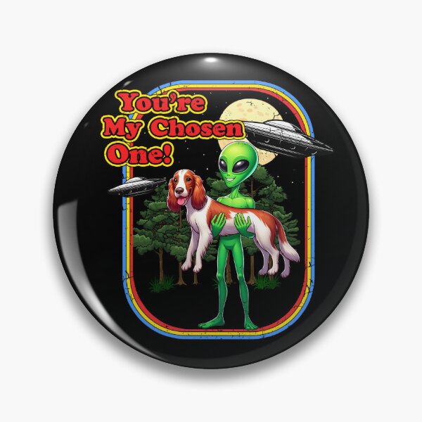Item preview, Funny Welsh Springer Spaniel Alien Chosen One UFO Mom Dad Kids designed and sold by rafaeltto.