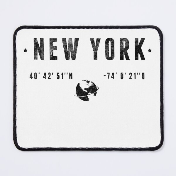 Item preview, New York City New York Latitude Longitude Coordinates designed and sold by capricedefille.