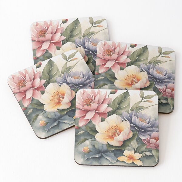 Aperçu de l'œuvre Peinture à l’aquarelle de fleurs | Art floral | Aquarelle | Cadeau pour les amateurs d'art | Cadeau pour les amoureux des fleurs créée et vendue par UnhingedBird.