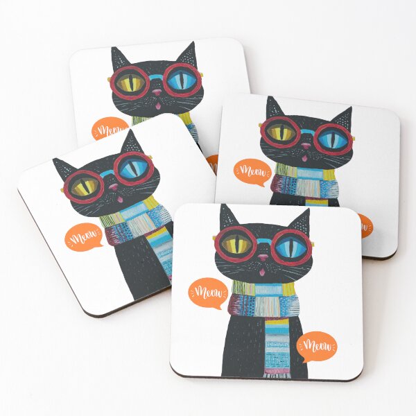 Item preview, Bohemian Alley Cat 'Ziggy' with mismatched eyes  designed and sold by feelartfeelant.