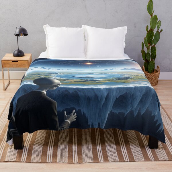 Item preview, Aliens Observing the Flat Earth Dome designed and sold by OLOstudio.