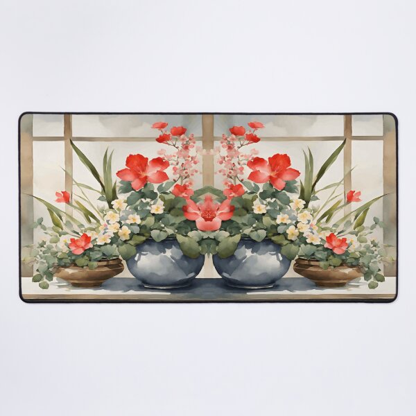 Item preview, Flowers by the Window Watercolor Painting | Flower Art | Watercolor Art | Gift for Art Lover | Gift for Flower Lover designed and sold by UnhingedBird.