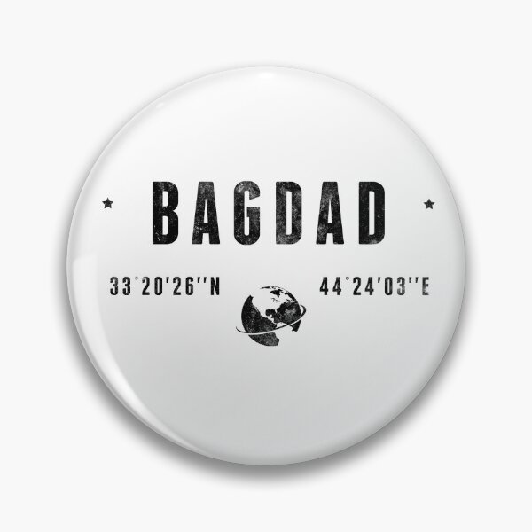 Item preview, Baghdad Iraq Latitude Longitude Coordinates designed and sold by capricedefille.