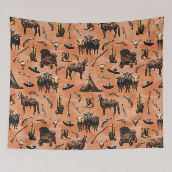 Item preview,  Wild West Cowboy Pattern | Realistic designed and sold by UnhingedBird.