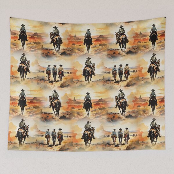 Item preview, Wild West Cowboy Pattern | Retro Aesthetic designed and sold by UnhingedBird.
