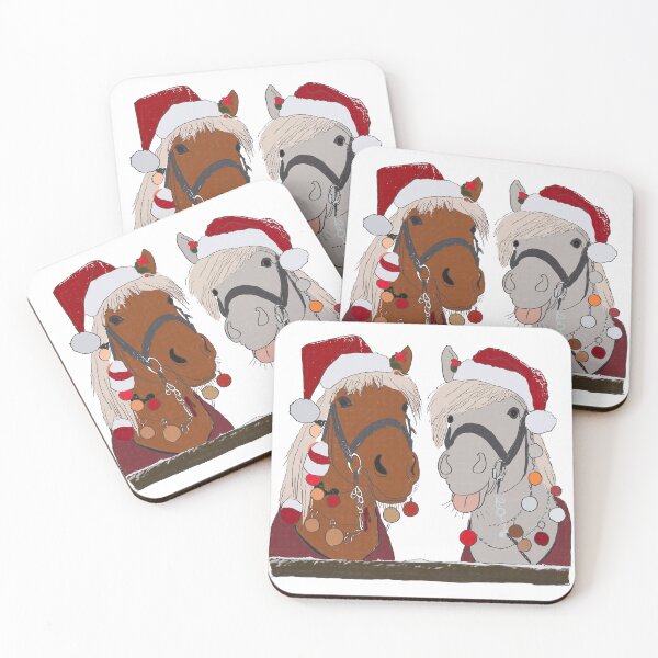 Item preview, Cozy Christmas Horses designed and sold by SugarCore.
