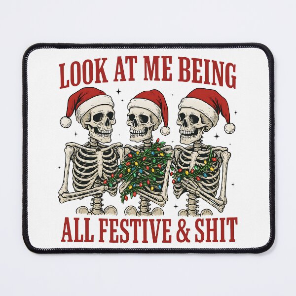 Item preview, Look At Me Being All Festive And Shit T-Shirt | Funny Sarcastic Christmas 2025 Shirt | Adult Holiday Humor Tee | Xmas Party Outfit designed and sold by sweary12.