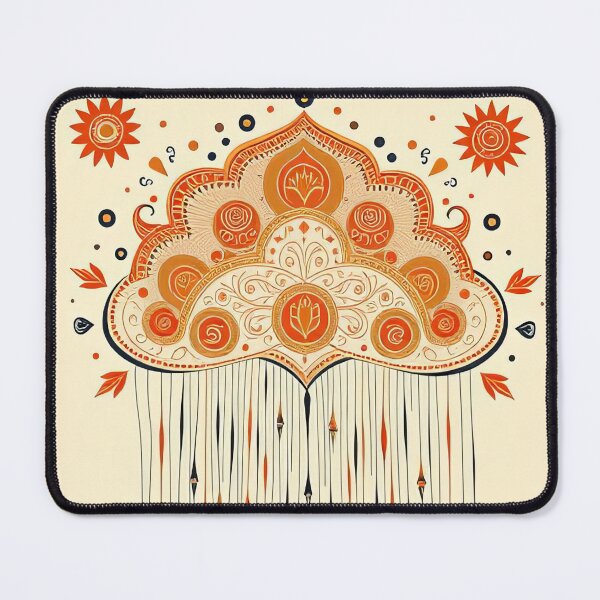 Item preview, Colourful Rain Cloud Art – Whimsical Minimalist Weather Design designed and sold by SpeckAndLook.