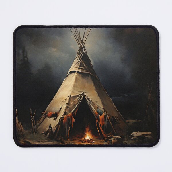 Item preview, Wild West Indian Tepee | Vintage Aesthetic designed and sold by UnhingedBird.