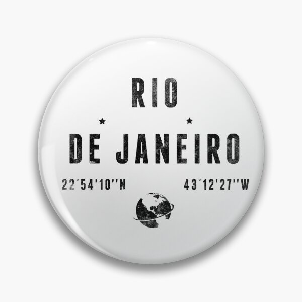 Item preview, Rio de Janeiro Brazil Latitude Longitude Coordinates designed and sold by capricedefille.