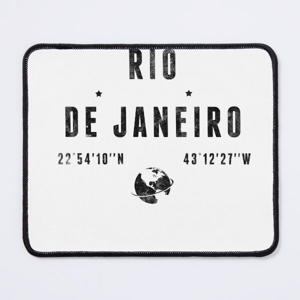 Item preview, Rio de Janeiro Brazil Latitude Longitude Coordinates designed and sold by capricedefille.