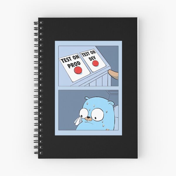 Item preview, golang gopher designed and sold by MarlinConroy.