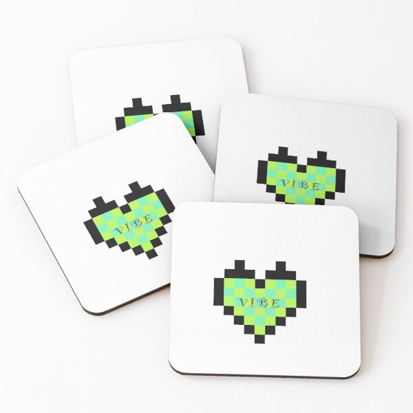 Item preview, Green Pixel Heart – Vibe Aesthetic Design designed and sold by AARTMUSE.