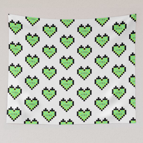 Item preview, Green Pixel Heart – Vibe Aesthetic Design designed and sold by AARTMUSE.