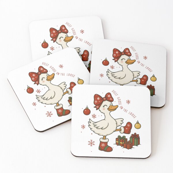 Item preview, Silly Goose On The Loose Christmas Holiday designed and sold by sandrahofer-art.