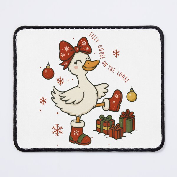 Item preview, Silly Goose On The Loose Christmas Holiday designed and sold by sandrahofer-art.