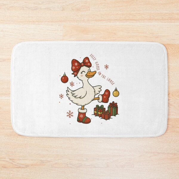 Item preview, Silly Goose On The Loose Christmas Holiday designed and sold by sandrahofer-art.