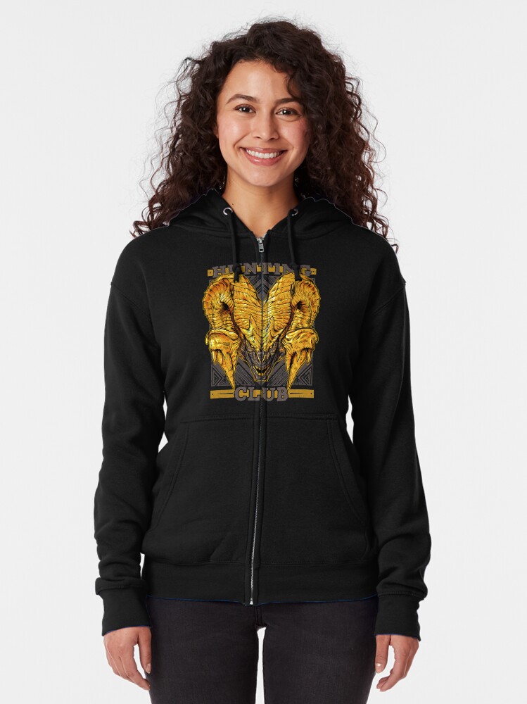 Alternate view of Hunting Club: Kulve Taroth Zipped Hoodie