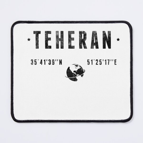 Item preview, Tehran Iran Latitude Longitude Coordinates designed and sold by capricedefille.