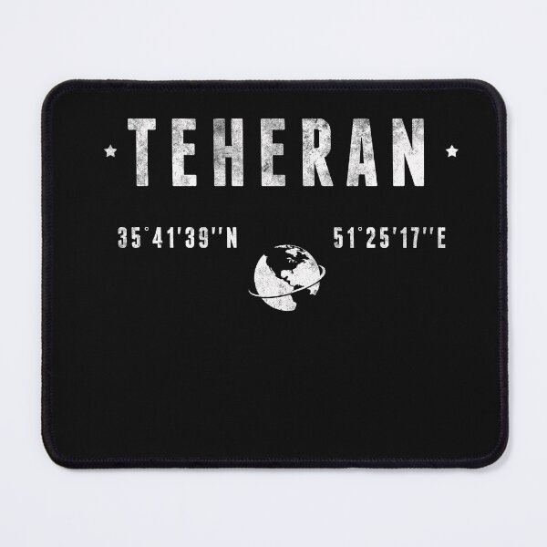 Item preview, Tehran Iran Latitude Longitude Coordinates designed and sold by capricedefille.