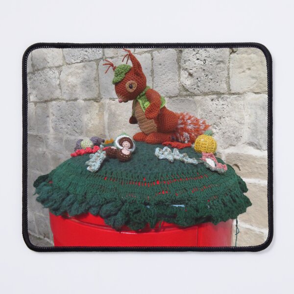 Item preview, Red Squirrel - Knitted Postbox Topper designed and sold by wiggyofipswich.