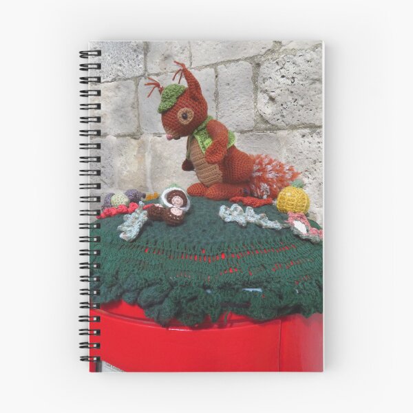 Item preview, Red Squirrel - Knitted Postbox Topper designed and sold by wiggyofipswich.