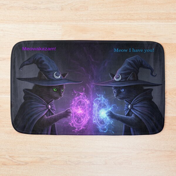 Item preview, Black Cat Wizard Duel designed and sold by dewaaliverse.