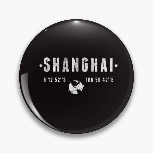 Item preview, Shanghai China Latitude Longitude Coordinates designed and sold by capricedefille.