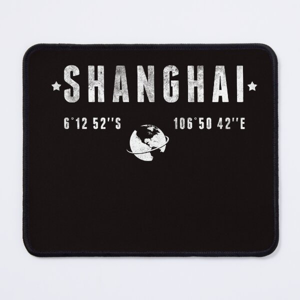 Item preview, Shanghai China Latitude Longitude Coordinates designed and sold by capricedefille.