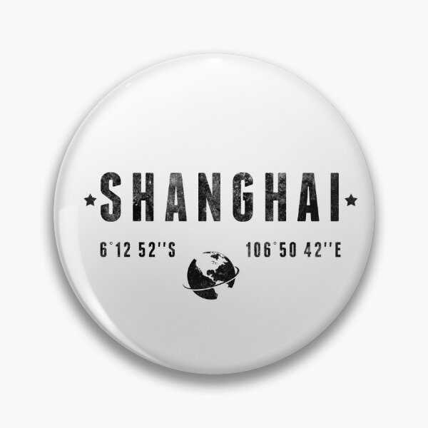 Item preview, Shanghai China Latitude Longitude Coordinates designed and sold by capricedefille.