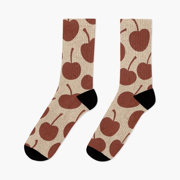 Item preview, Cherry Pattern with Grainy Texture Vintage Red Fruit designed and sold by ModkMerch.