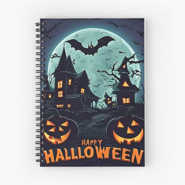 Item preview, Happy Halloween” Poster – Spooky Haunted House & Full Moon Art | Perfect for Wall Decor, Dorm Rooms & Seasonal Display | Halloween 2025 designed and sold by SassyArtist9006.