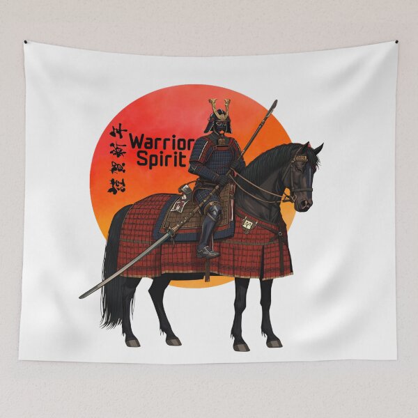 Item preview, Friesian as Samurai Warrior designed and sold by Friesian-Fan-S.