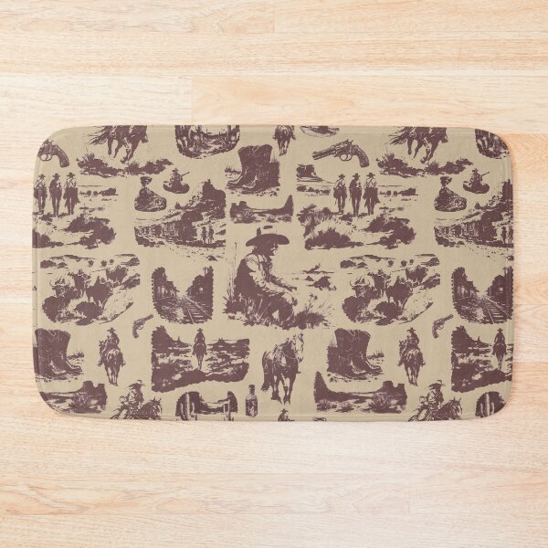 Item preview, Vintage Wild West Illustration Pattern | Vintage Aesthetic designed and sold by UnhingedBird.