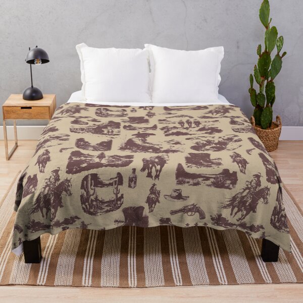 Item preview, Vintage Wild West Illustration Pattern | Vintage Aesthetic designed and sold by UnhingedBird.