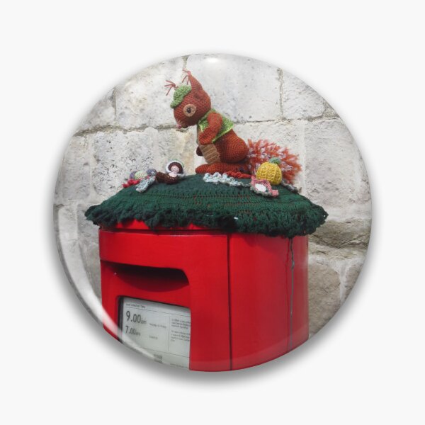 Item preview, Knitted Postbox Topper - Red Squirrel designed and sold by wiggyofipswich.