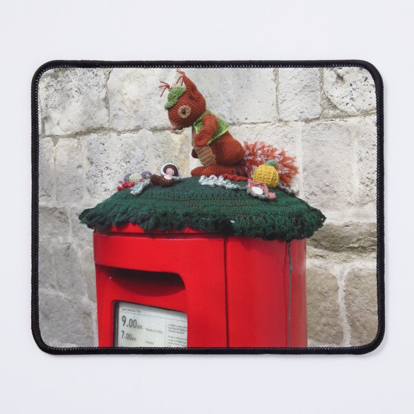 Item preview, Knitted Postbox Topper - Red Squirrel designed and sold by wiggyofipswich.